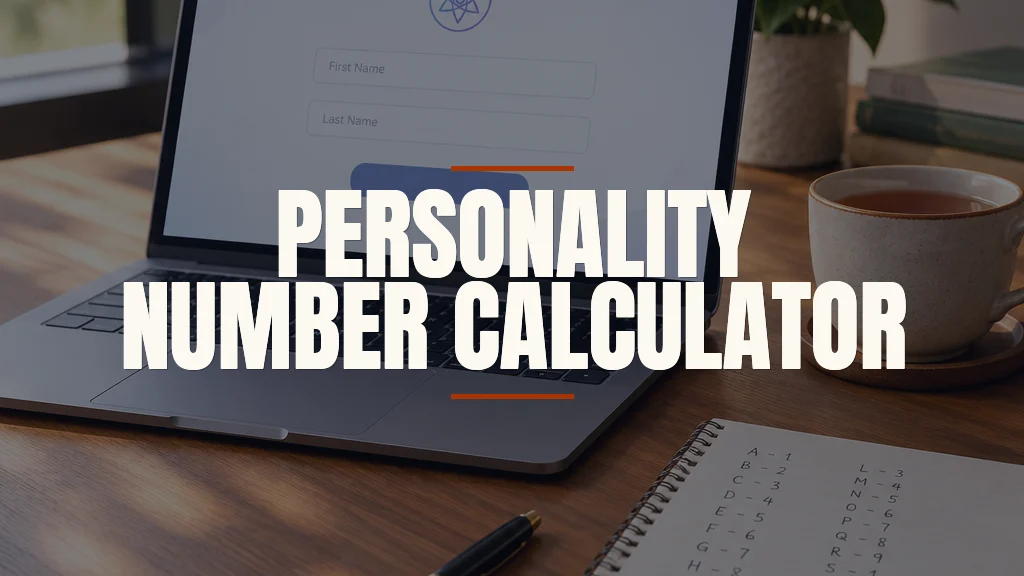personality number calculator